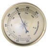 Outanaya Round Metal Gauge Thermometer for Patio Garden Use Easy