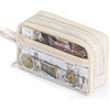 Pencil Case, Transparent, Double-Sided Open Pencil Case, Large Capacity, Stylish,