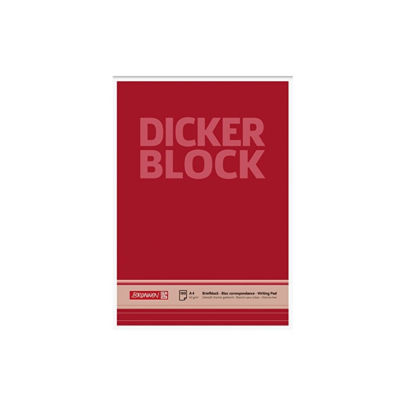 Brunnen 1052687 Writing Pad / Writing Pad / The Thick