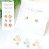Noelmarket Women's Earrings, Popular, Hypoallergenic, 925 Silver, Quatrefoil Clover, Sterling