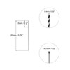 sourcing map Spiral Drill Bits Metal Micro Drill Bits HSS