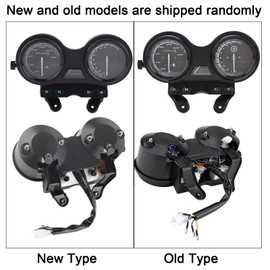 Motorcycle Odometer ybr125 DC 12V 12000RPM Speedometer Gauge Motorcycle Speedometer for YBR 125 LCD Odometer Speedometer Including Odometer, Speedometer and Oil Gauge Compteurs de vitesse