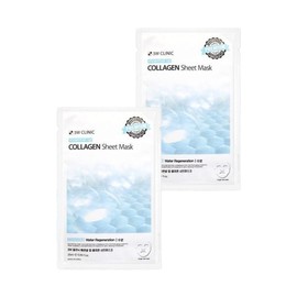 3W face pack elasticity intensive care toner moisture mask pack essential up collagen 10 sheets 2 sets / 3W 얼굴팩 탄력 집중케어 토너 수분 마스크팩 에센셜 업 콜라겐 10매 2세트