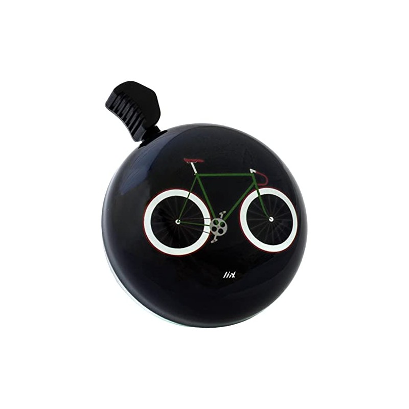 Liix Brooklyn Bike Bicycle Bell Design Bell, Black, db21