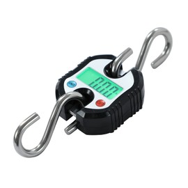 TOYPWAY Digital Crane Scale, 150kg Loading Capacity, Double Accuracy Electronic Mini LCD Loop Hanging Luggage Fishing Scale, Heavy Duty Weight Balance with Tare Function 833211