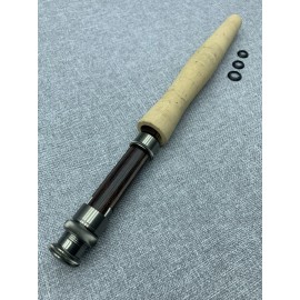 Forecast 2-6wt fly rod handle kit with Gunmetal and Rosewood reel seat
