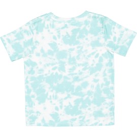 RABBIT SKINS Fine Jersey Toddler T-Shirt Boy & Girl| Kids Tee| Blank Child Tshirt, Island Tie Dye, 7