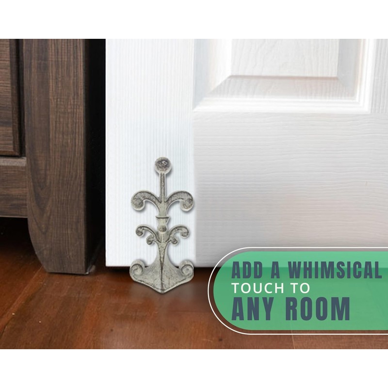 Comfify Fleur De Lis Cast Iron Door Stop – One