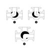 3 Way Ball Valve L Type 304 Stainless Steel Ball