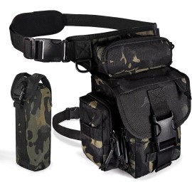 Pokachila Bandolera Mochila Piernera Táctico Militar Multiuso Campismo