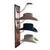 R828 Ranch Cowboy Hat Rack For Wall Mount (34.6” x