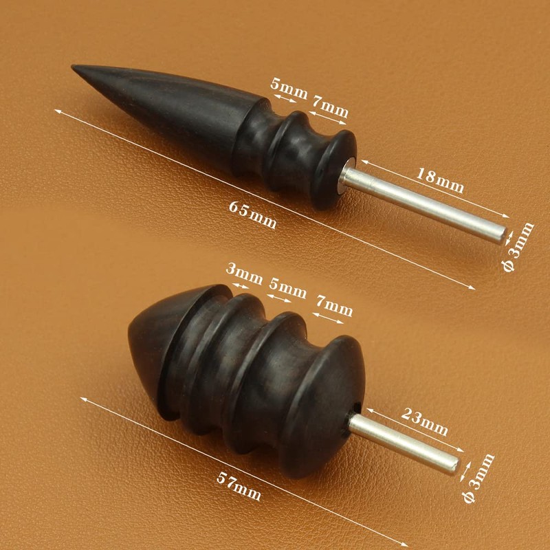 YFFSFDC Electric Edge Polishing, DIY Ebony, Leather Crafts, 2 Sizes,