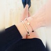 THIORA® - Bangle with Engraving, Adjustable Size, 3-mm Bracelet Cuff