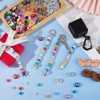DICOSMETIC DIY Key Chain Craft Sets Including 550 Pieces Acrylic