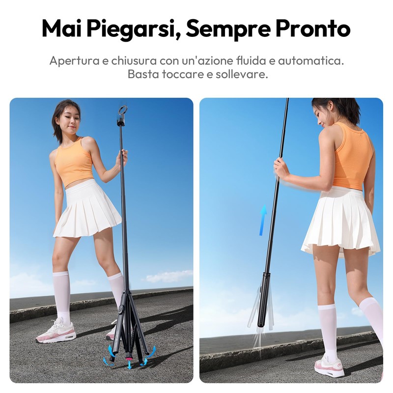 180cm ULANZI SK21 Bastone Selfie Magnetico