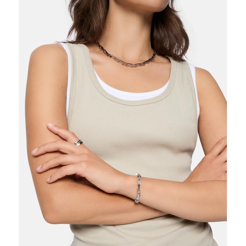 Liebeskind Berlin Necklace, stainless steel, No gemstone.