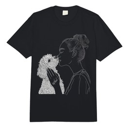 Maltese Mom Dog Art Maltese Lover Mother's Day Comfort Colors Adult Heavyweight T-Shirt