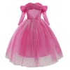 SANNYHHOOT - Disfraz de Princesa para niñas, 1red with Accessories,