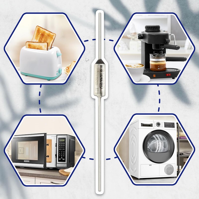 Thermal fuse is designed for temperatures up to 240 °C.