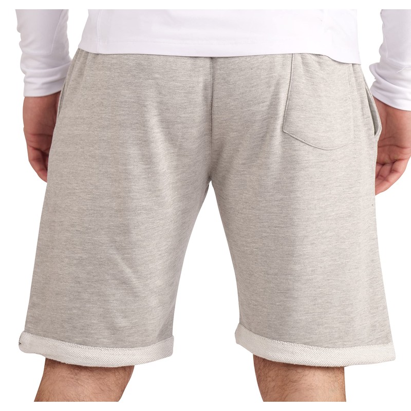 Gennadi Hoppe Men's Shorts Cotton Summer Shorty, light grey