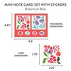 Studio Oh! Assorted Mini Note Card Sets with Stickers, 12