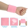 PATIKIL Sweatbands Headband Wristband, 6 Set/18Pcs Sweatband Terry Cloth for