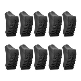 Wisebom Pack of 10 Rubber Buffer for Nordic, Nordic Walking Pads, Rubber Buffer for Walking Poles, Attachments Trekking Poles for All Standard Nordic Walking Poles and Hiking Poles, Diameter 12 mm