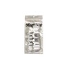 Silver-Tone Hip Hop Removeable Mouth Grillz Set (Top & Bottom)