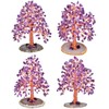 Nupuyai Amethyst Crystal Tree Feng Shui Money Tree Tree of