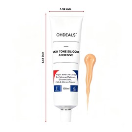 OHDEALS Skin Tone Silicone Glue Adhesive for Squishies 100ml 3.38 FL.OZ