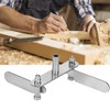 Marking Center Finder, Stainless Steel Woodworking Marking Positioning Gauge Scriber