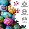 HUADADA Puzzles for Adults 1000 Piece-Easter Egg-1000 Piece Puzzles for