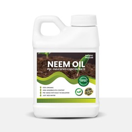 Pacific Pelican Pre-Emulsified Neem Oil with Citronella - 100% Organic, High Azadirachtin Content, Ready-to-Use with Water (1 Gallon)