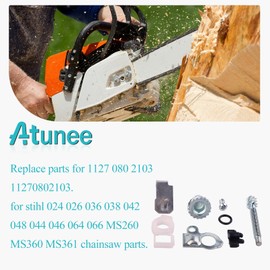 Atunee Bolts Screws Hardware Kit for Stihl 024 026 038 048 MS360 MS361 MS440 MS460 MS461 MS660 Chainsaw Parts with Spark Plug Fuel Filter Bolts Screws Nuts Hardware Kit