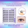 Self Adhesive Lash Clusters DIY Eyelash Extensions C Curl Natural