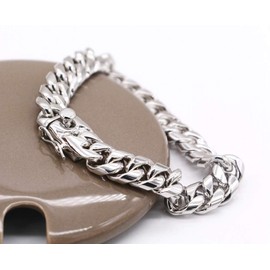 Meilanduo 925 Sterling Silver Miami Cuban Link Chain Bracelet, 6mm/8mm/10mm/12mm/13.5mm Thick Big Link Curb Cuban Bracelet for Men Women 7" 7.5" 8" 8.5" 9" 9.5" 10" (10MM, 7.5")