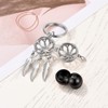 JSDDE Mini Urn Key Ring Dream Catcher Pendant for Ashes