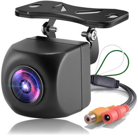 Back up Camera Universal Perfect Backup Camera Rear View Reverse Angle Night Vision Angle Night Vision Car Video 6V - 24V Widely Used for Universal Cars, SUV, Trucks, RV and More