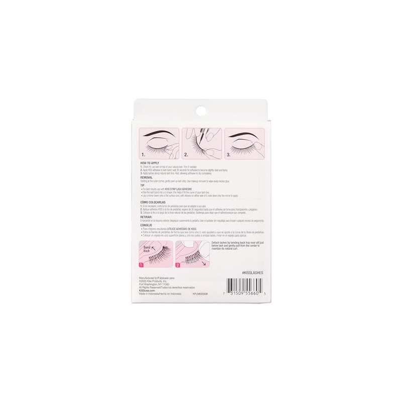 Kiss Products No. 05 Ever EZ Lashes, 10 Count