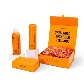 Laundry Sauce - Signature Bundles, Scented Laundry Detergent Pods & Scent Booster, Fabric Softener, Dryer Sheets (Italian Bergamot)