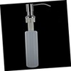 GRIRIW 2pcs 300ml Liquid Soap Dispenser Shampoo Lotion Pump Stainless