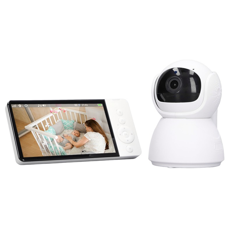 Baby Monitor 720P HD Display Pan Tilt Camera Two Way