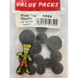 Value Packs 13 Mixed Assorted Tap Washers