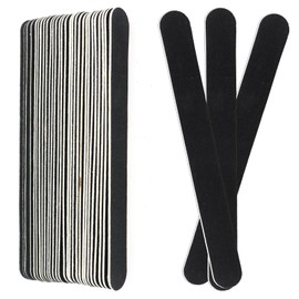 CChiai 30PCS 17.8x1.9x0.16cm Double Sided Sanding Stick Black Polishing Stick Sandpaper Stick Wooden Sanding Tool Craft Accessory Suitable for Woodwork Crafts Jewellery