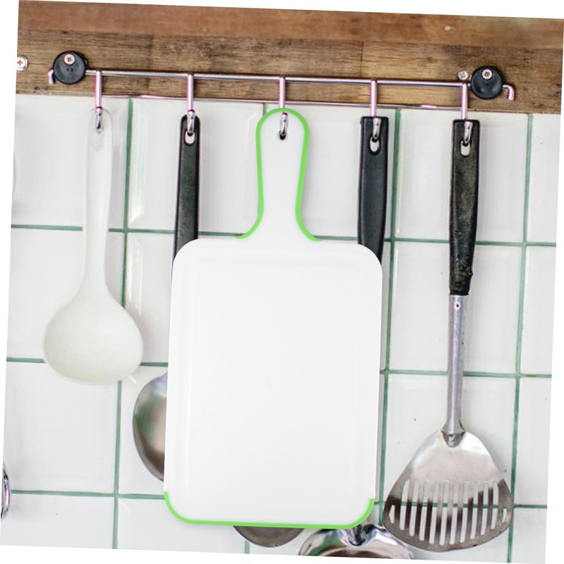 Ipetboom Double Sided Reusable Cutting Board with Handle Kitchen Chopping
