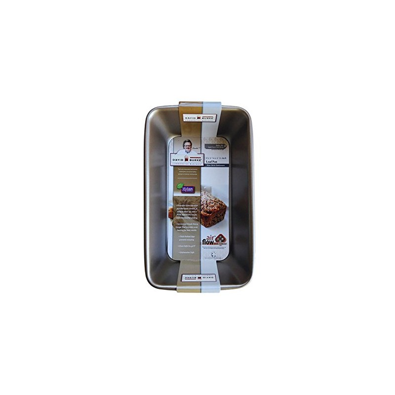 David Burke Kitchen Commerical Weight Bronze Loaf Pan 9 x