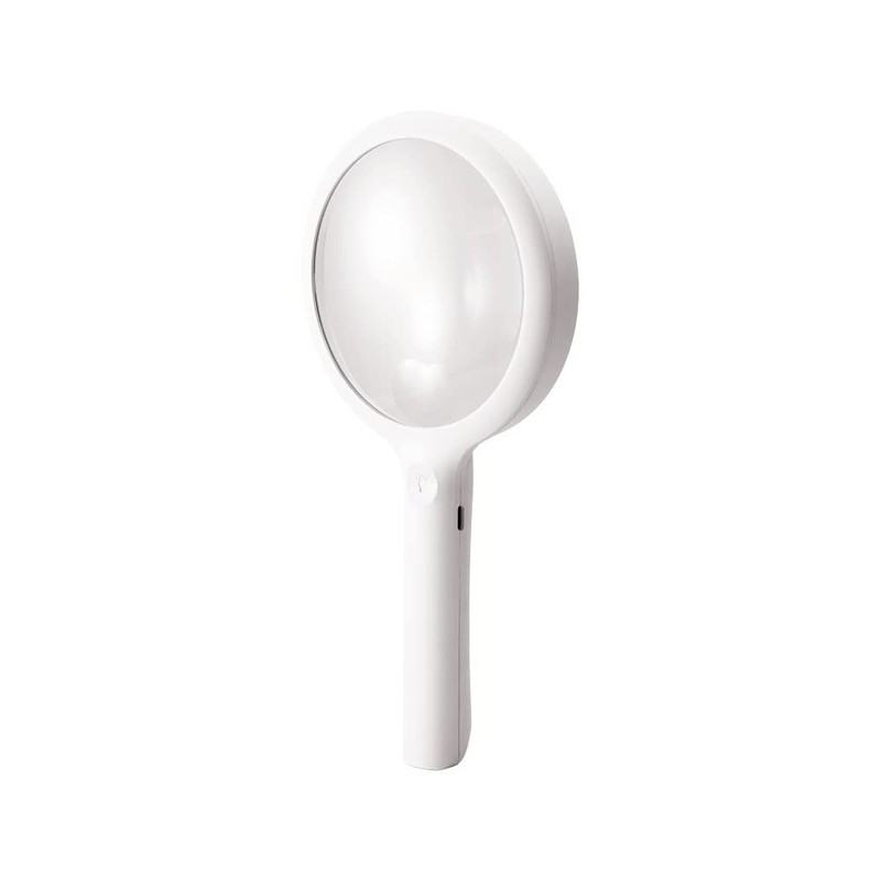 LHWCCPIT Rechargeable Magnifying Glass with 20 LED Light, 30X Handheld