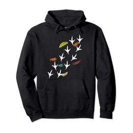 Farm Animal Lover Hen Rooster Poultry Bird Footprint Chicken Pullover Hoodie