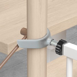 LALAFINA 2pcs Banister Gate Adaptors Y Shaped Spindle Gate Extender Pet Safety Gates Screws Rod Replacement Parts Pressure Mounted Gates Threaded Spindle Rods for Baby Gates Dog Pet Gates