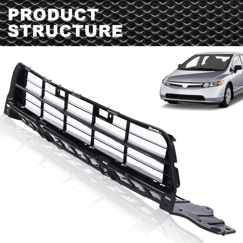 CROSSDESIGN Lower Bumper Cover Grille Compatible with 2009 2010 2011